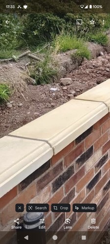 Wall coping stones - ,