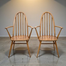 Ercol dining chairs - chairs, windsor