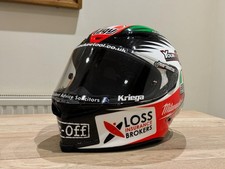 James Hillier Race Used And Signed 2016 TT AGV Helmet