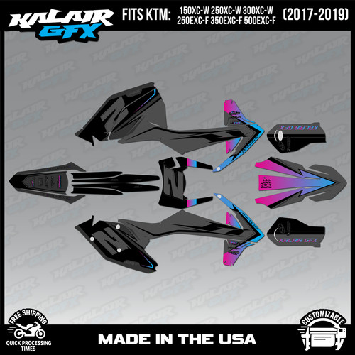 Graphics kit for ktm - for,