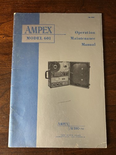 Ampex model 601 tape recorder - tape,