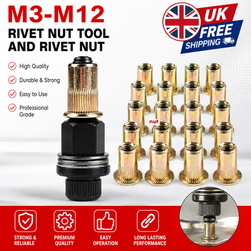 M12 hand rivet nut tool - nut,