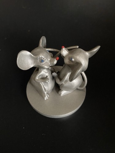 Vintage mouse ornament signed - vintage,