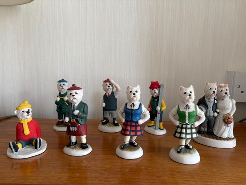 Fun ceramic westie - ceramic, figures