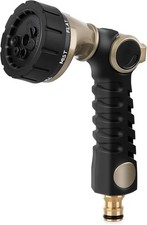 RESTMO Garden Hose Pipe Spray Gun ‎UK-O-HN-9-Heavy Duty Outdoor Car &Pet Washing