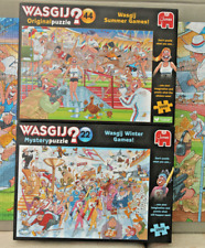 WASGIJ  2 x 1000p jigsaw puzzles WINTER + SUMMER GAMES. Original 44 + Mystery 22