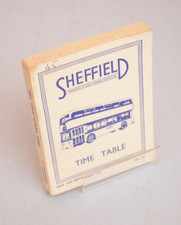 Bus Coach Timetable Sheffield Transport May 1964