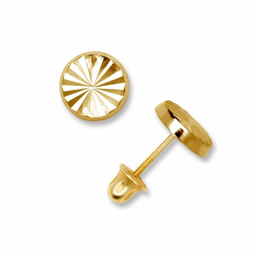 14k solid yellow gold - 14k, 6mm