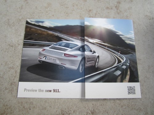 Porsche 911 preview sales card - porsche,