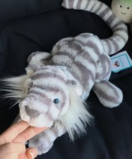 Jellycat Sacha Snow Tiger 25cm
