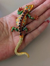 Huge Lizard Statement Brooch