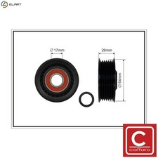DEFLECTIONGUIDE PULLEY VRIBBED