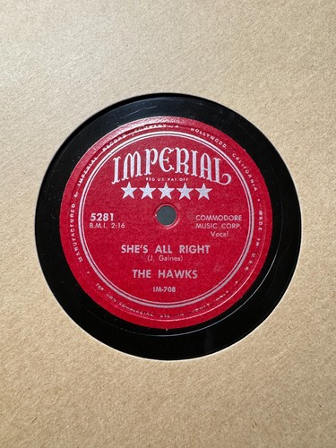 78rpm jiver the hawks - r&b,