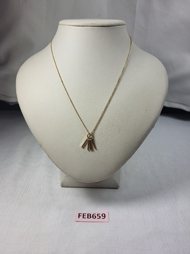 Gold bar pendant - h&m,