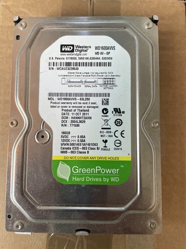 Western digital wd1600avvs - digital,