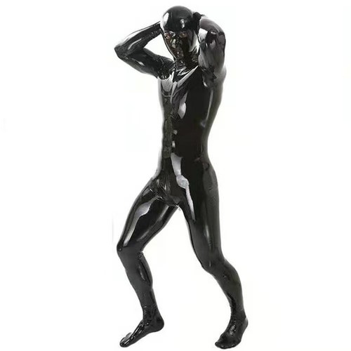 Latex amine mens - latex, black