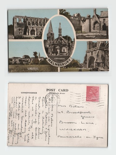 Postcard malmesbury abbey - -,