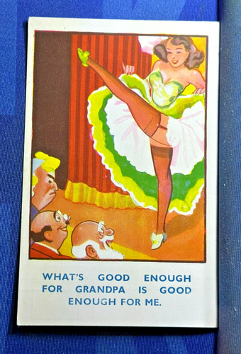 Saucy comic postcard - saucy,