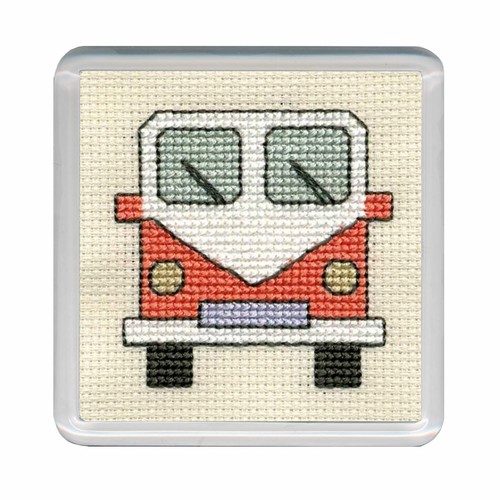 Campervan coaster orange - campervan,