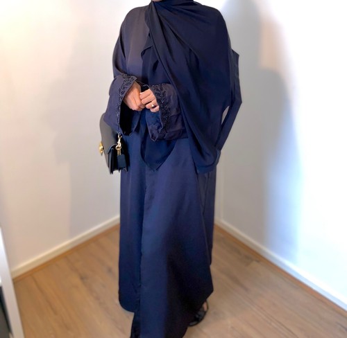 Abaya black open - black,