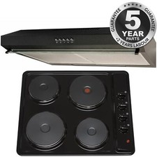 SIA 60cm 4 Zone Black Solid