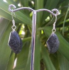 Welsh Slate Silver Earrings