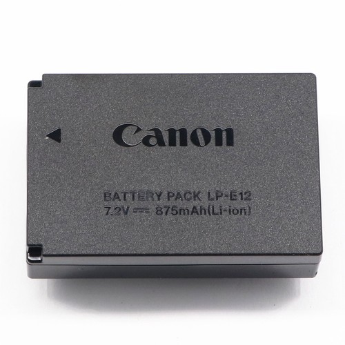 Original canon e12 battery - original, lp-e12