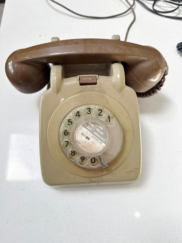 Vintage gpo rotary telephone - rotary,