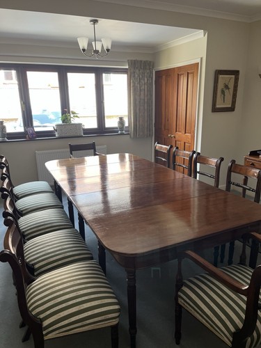 Antique regency dining table - antique,