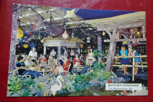 Butlins minehead postcard - butlins,