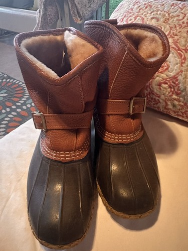Bean leather buckled fur - buckled, up