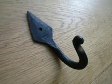 Rustic iron blacksmith hook