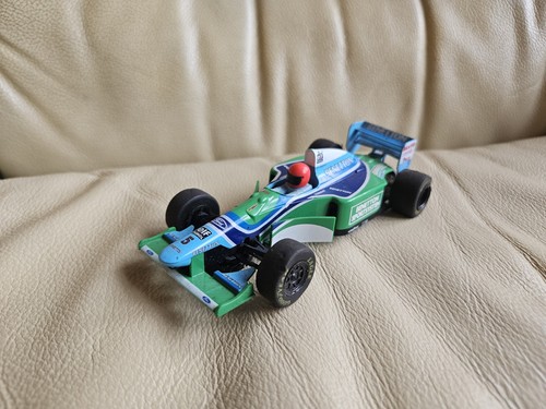 Scalextric benetton blue green - blue,