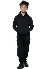 Kids Plain Tracksuit Hoodie with Joggers Jogging Sweatpants Girls Boys Age 2-13