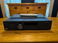 ARCAM FMJ A38 INTEGRATED HI-FI STEREO AMPLIFIER - BLACK - WITH REMOTE 