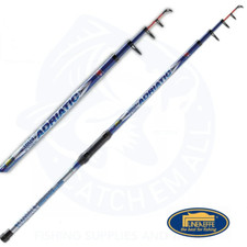 12ft Telescopic Adriatic Travel Beachcaster Sea Beach Saltwater Fishing Rod Line