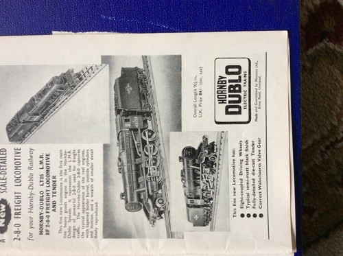 Ephemera 1958 advert - 1958,