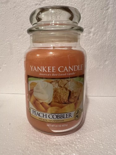 Peach cobbler yankee - cobbler, candle