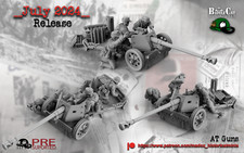 28mm WW2 Luftwaffe Field Division PAK 40 - German AT Gun Bolt Action Compatible