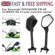 Mirrors Left Right Pair For Kawasaki EX650 Ninja 650 ER-6F 09-16 EX400 ZX1000
