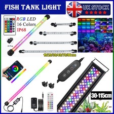 19-115cm Aquarium Fish Tank LED Light OverHead Full Spectrum Plant Lighting Lamp
