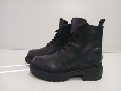 Women black leather lace - women's,