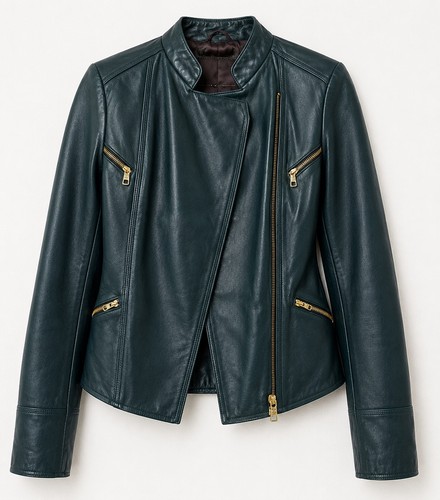Pinko leather biker jacket - pinko,
