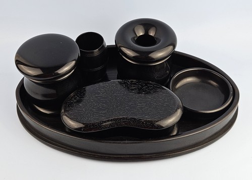 Vintage ebony dressing - vintage, table