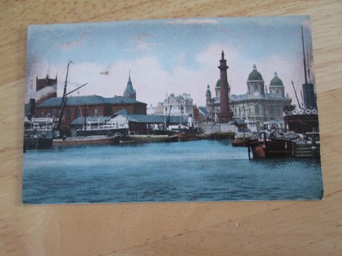 Postcard princes dock hull - of, dock,