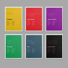 Personalised Song Lyrics Vinyl Record Wall Art LP Print - Available With Frame