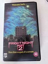 Fright Night part 2 VHS VIDEO