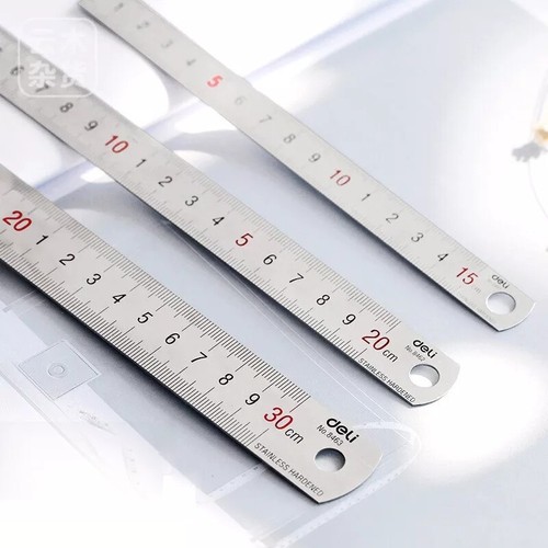 Stainless steel ruler metal - stainless,