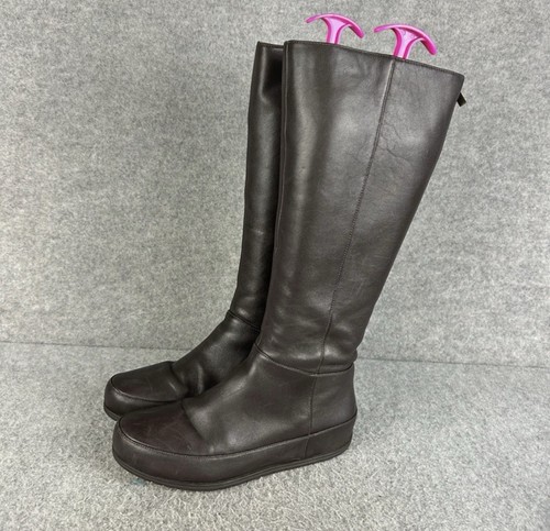 Fitflop leather knee high - leather,