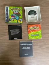 Pokémon: LeafGreen Nintendo GBA box + manual + wireless adapter (NO GAME) UK PAL